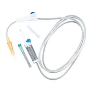 Luer Slip Luer لاک ڈسپو ایبل انفیوژن سیٹ